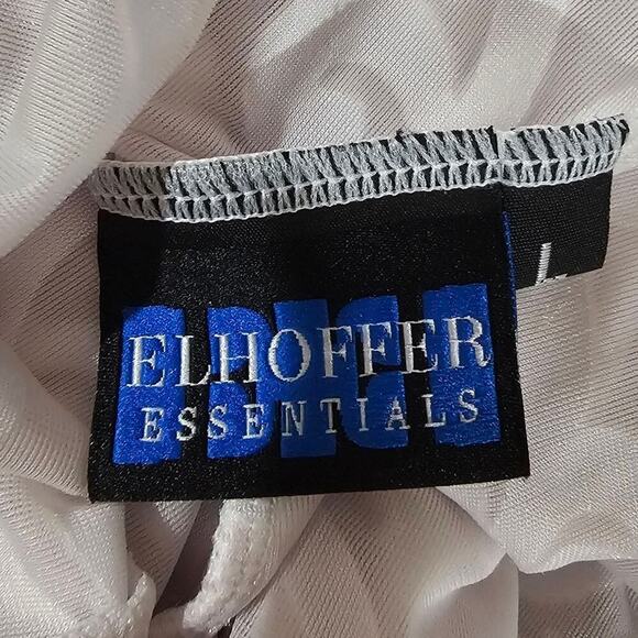 Elhoffer Design Essential Aquarius Knee Length Dress Jewel Box White Size L - Picture 8 of 9